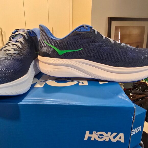 Men's HOKA Mach 6 Road-Running Shoes Lace Up 1147790-DHN Size 12 NEW - Picture 3 of 15